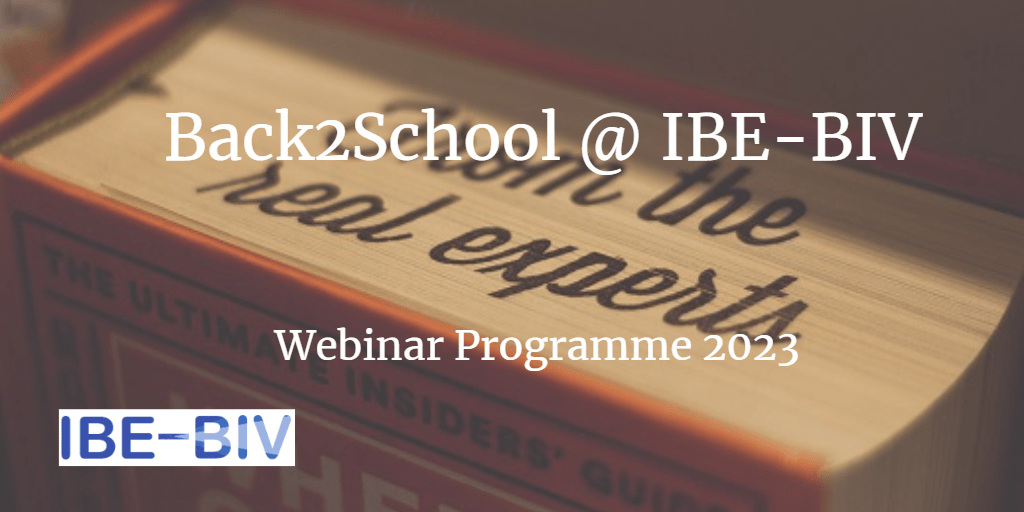 IBE-BIV webinars 2023